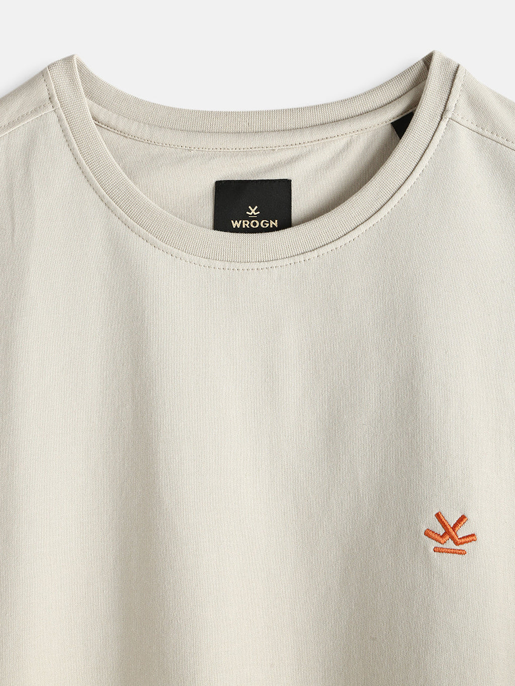 Casual Oversized T-Shirt | Beige