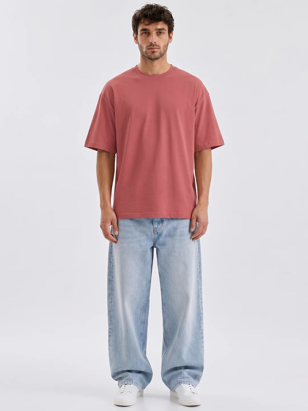 No Brainer Bounce Oversized T-Shirt | Essential |  Rust