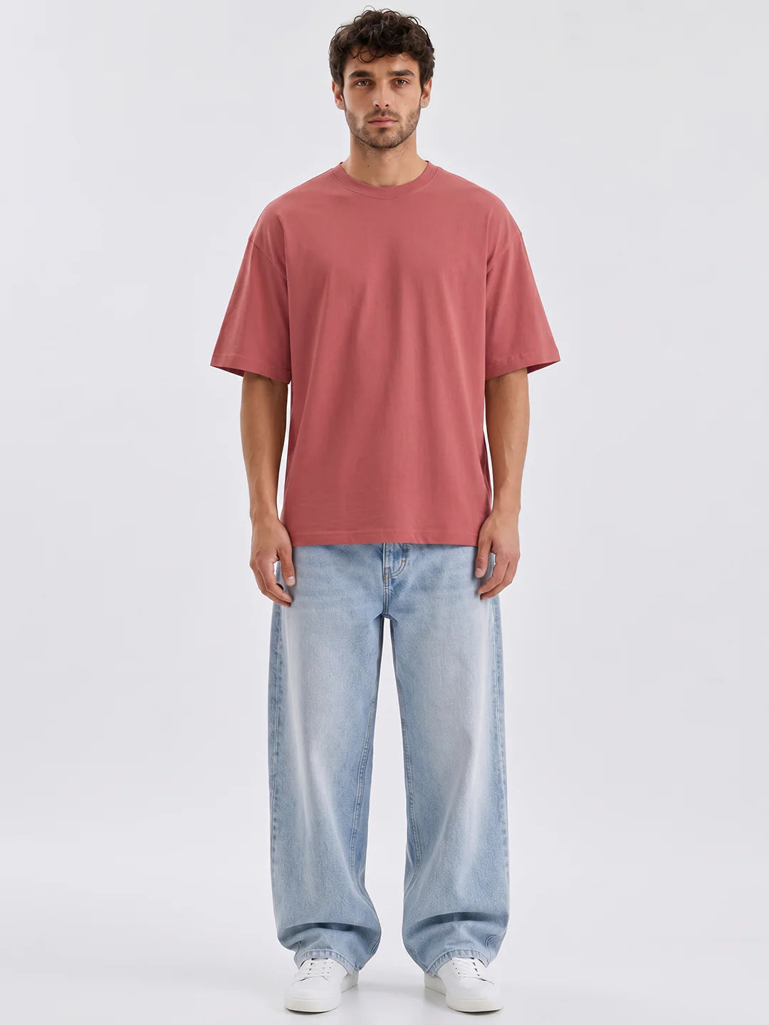 No Brainer Bounce Oversized T-Shirt | Essential |  Rust