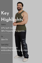Ribbed Tank Olive