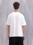 Graphic Printed Casual Look T-shirt With Branding | White