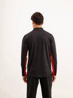 Wrogn x SRH Performance Quarter Zip T-Shirt | Black
