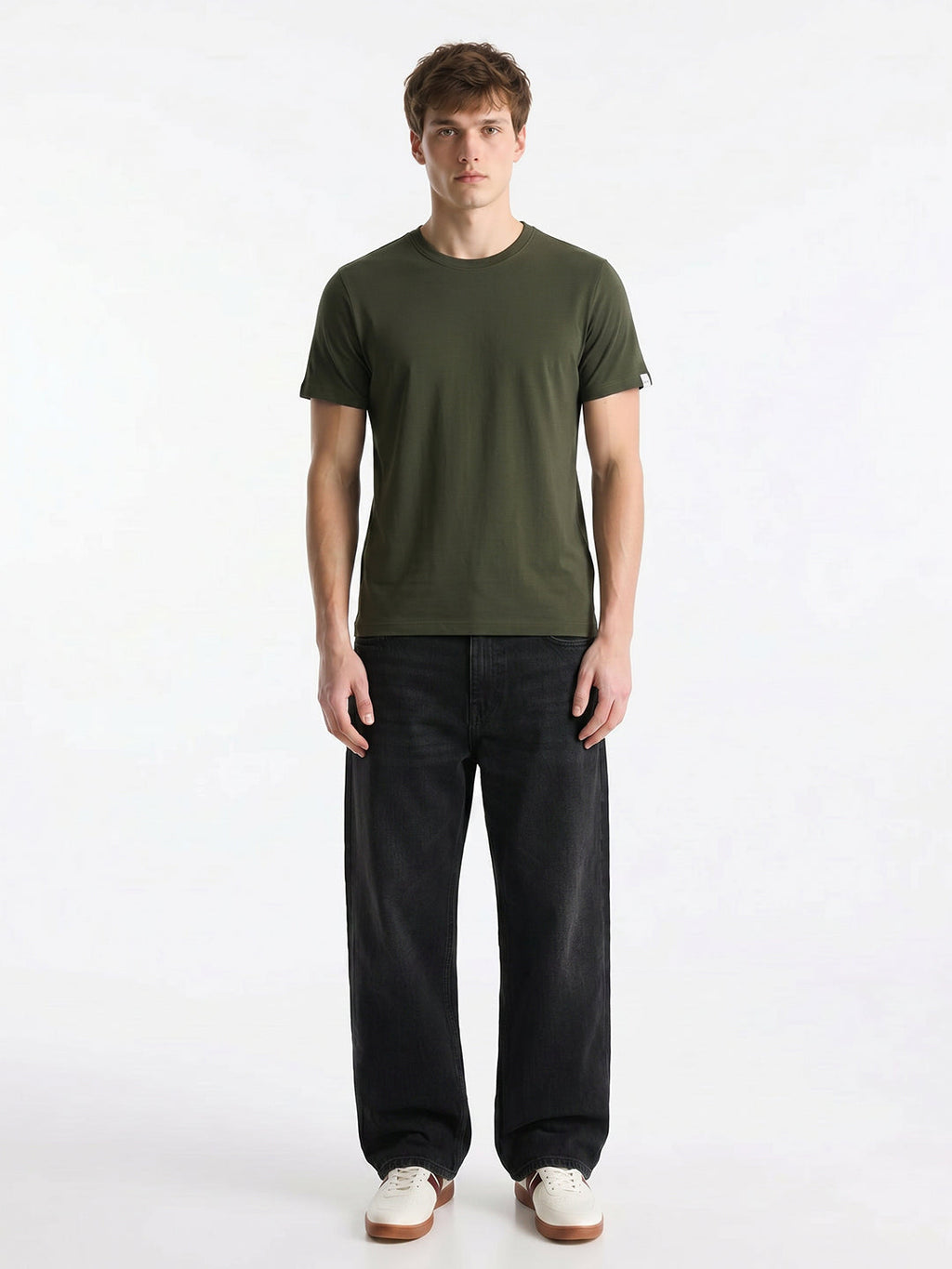 Essential Supima Crew Neck T-Shirt | Essential |  Olive