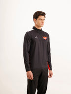 Wrogn x SRH Performance Quarter Zip T-Shirt | Black
