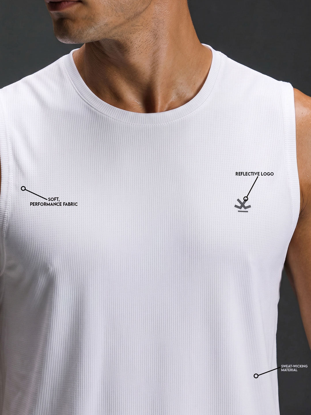 Performance Vest | Active |  White