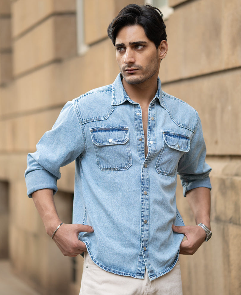 Light Blue Denim Shirt