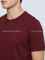 Essential Supima Crew Neck T-Shirt | Essential | Wine