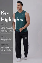 Urban Deep Arm Tank Emerald Green