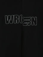 Embroidered Solid Oversized T-Shirt | Black