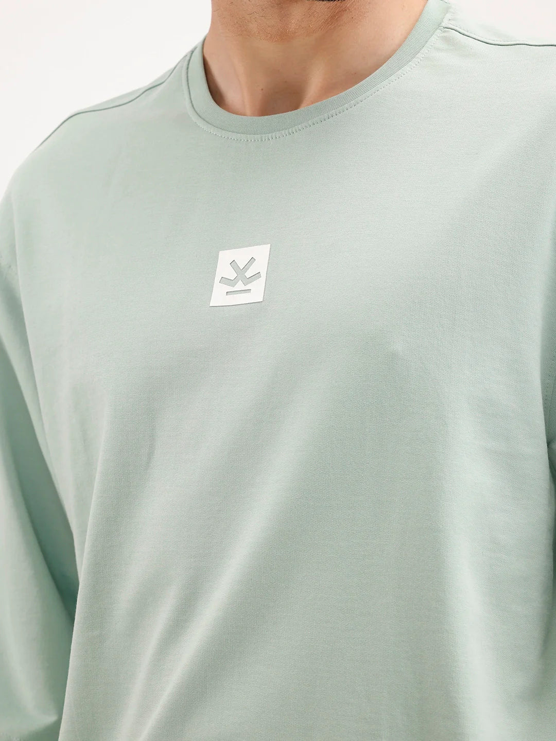 Oversized Fit 3/4 Sleeves T-Shirt | Green