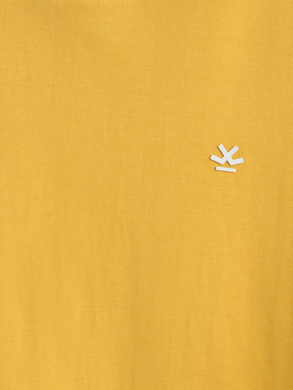 Placement Print Slim Fit T-Shirt I Yolk Yellow