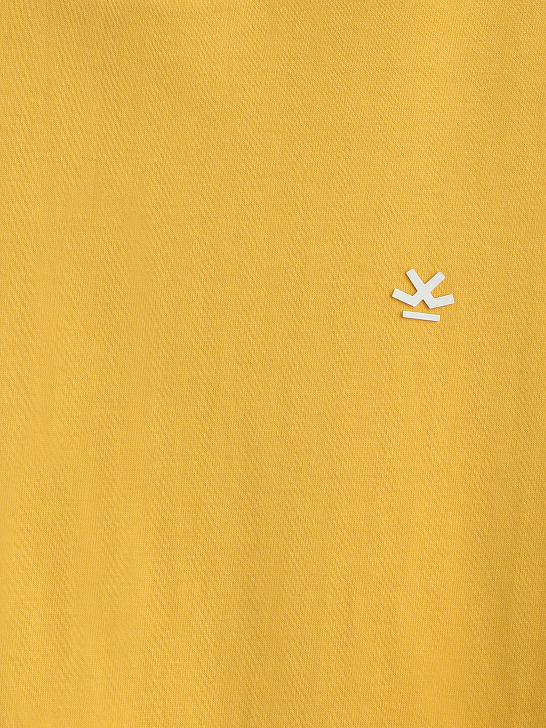 Placement Print Slim Fit T-Shirt I Yolk Yellow