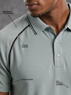 Nylon Polo | Active |  Grey