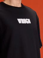 Oversized Skeletal Graphic T-Shirt | Black