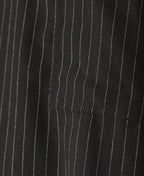 Black Striped Zipper Shirt