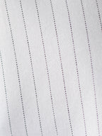 White Striped Zipper Shirt