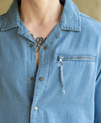 Light Blue Cuban Denim Shirt