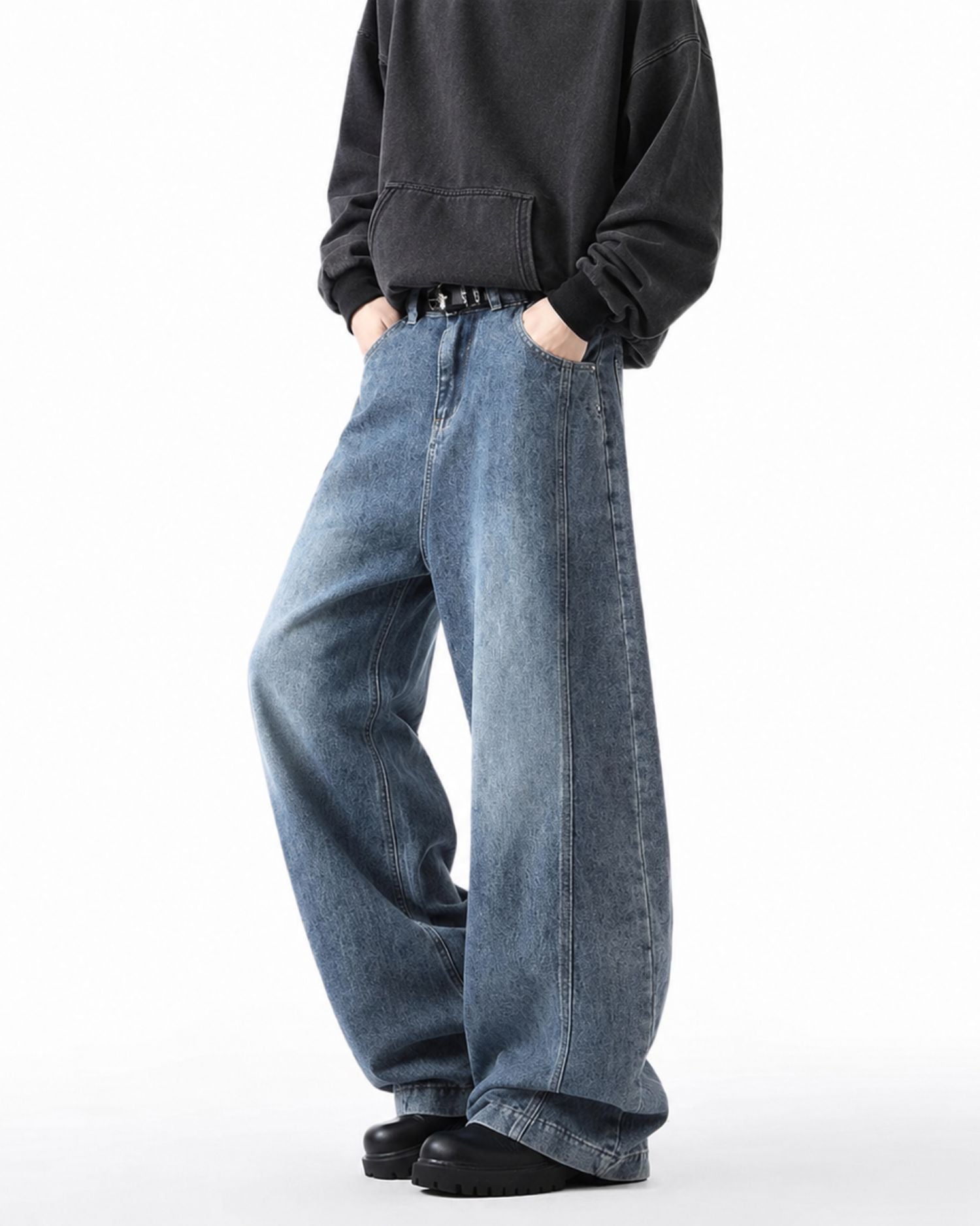 Level Up Pannel Super Baggy Jeans