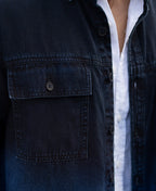 Navy Overdyed Structure Shirt