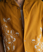 Light Brown Embroidered Shirt