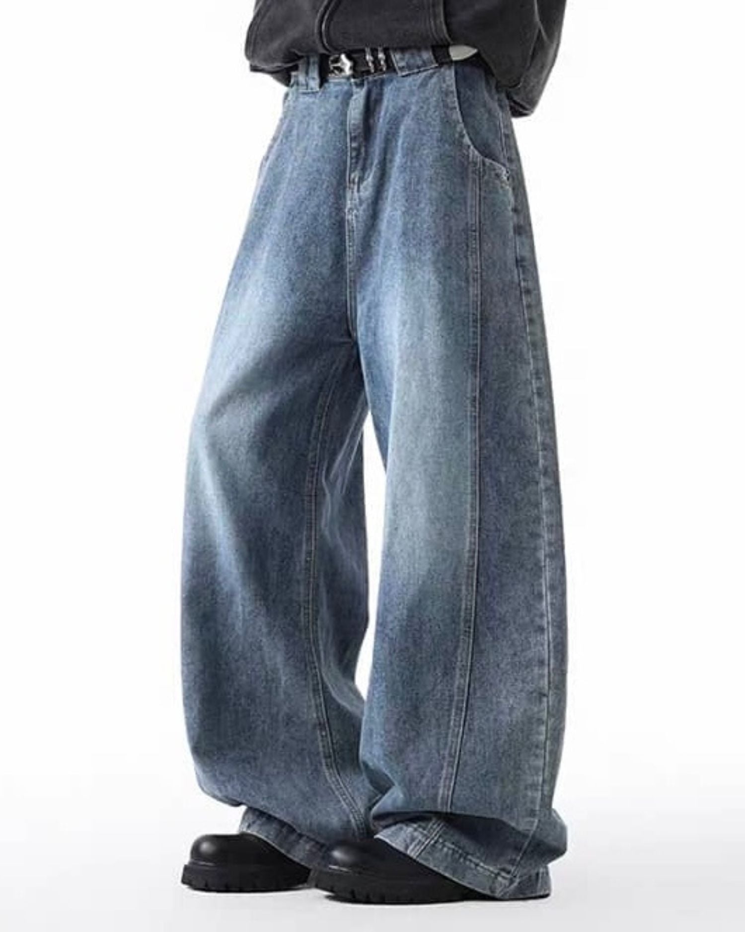 Level Up Pannel Super Baggy Jeans