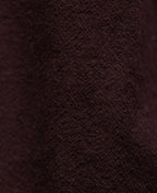 Dark Brown Washed Zipper Shirt 100% Cotton