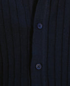 Navy Rib Knit Shirt