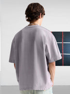 DEVELOPER Ash Grey Men Oversized T-Shirt – Pure Cotton | Streetwear Fashion | Loose Fit