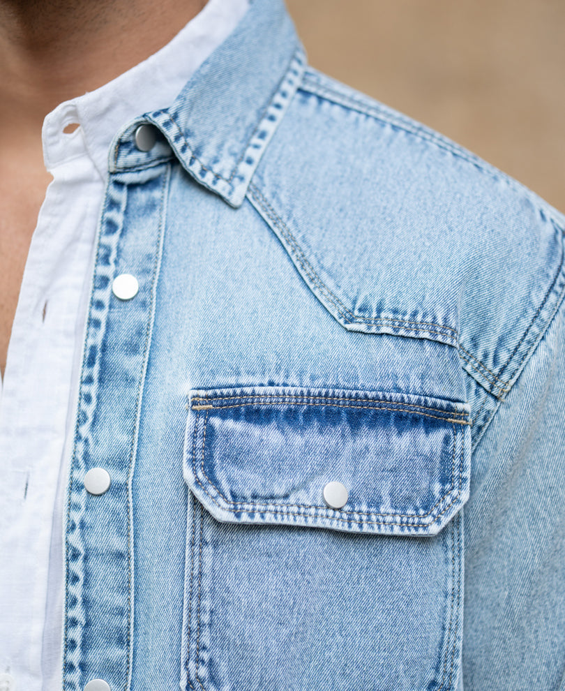 Light Blue Denim Shirt