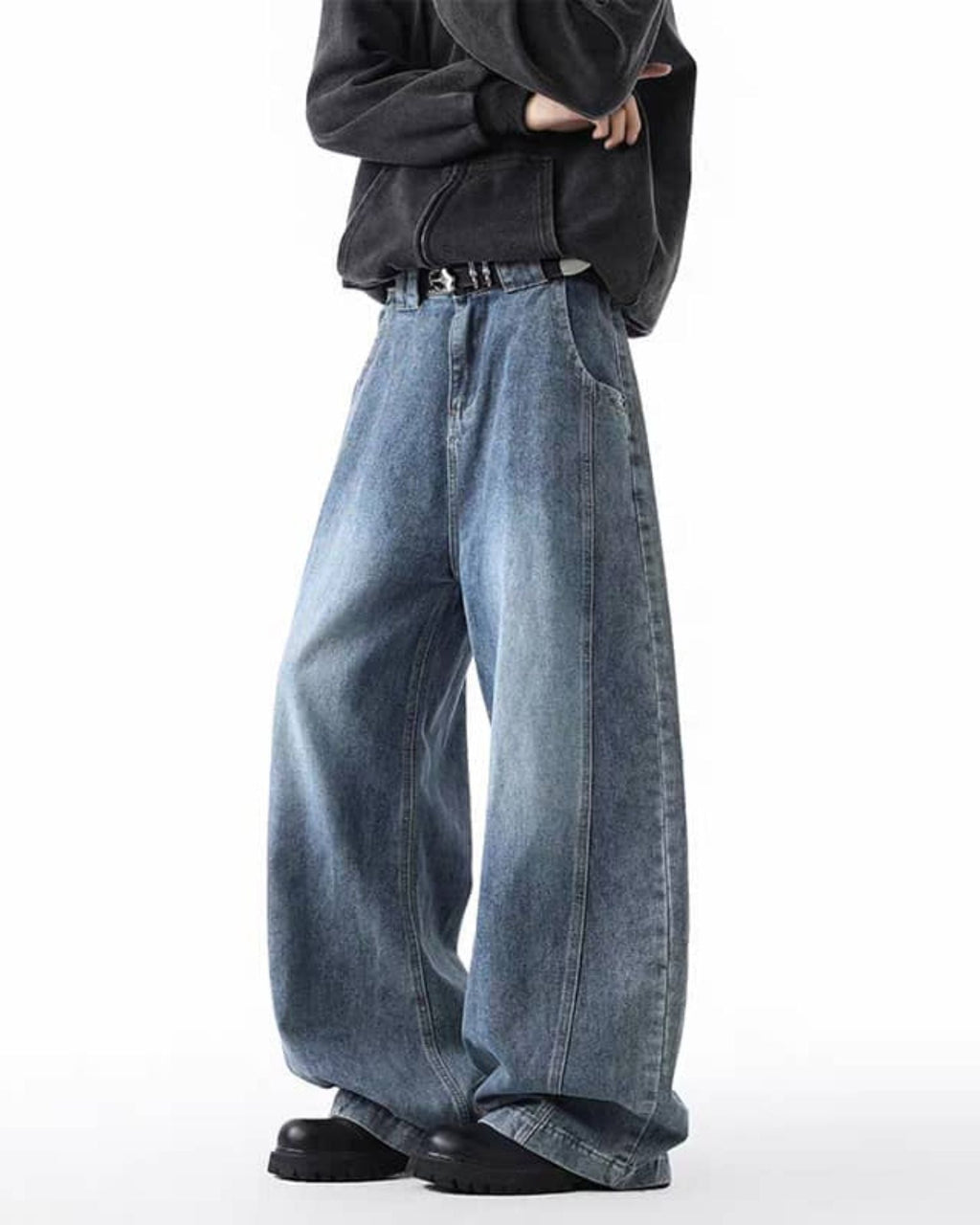 Level Up Pannel Super Baggy Jeans