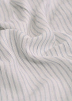100% Linen Off-White Self-Stripe Shirt