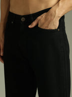 Black Straight Fit Jeans