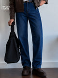 Dark Blue Fade Baggy Jeans