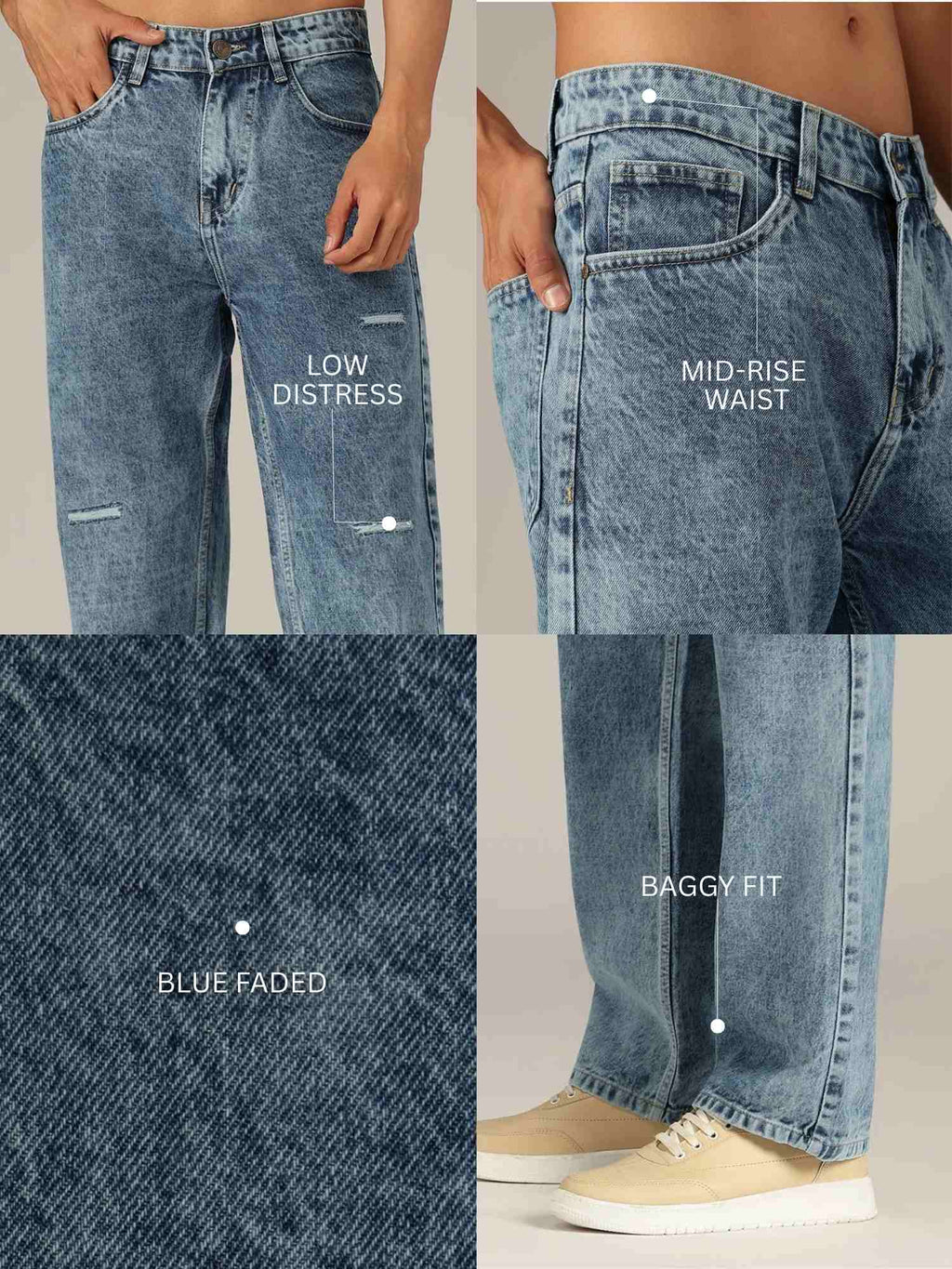Avenue Distressed Jeans