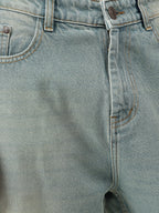 Faded Wide Leg Jeans