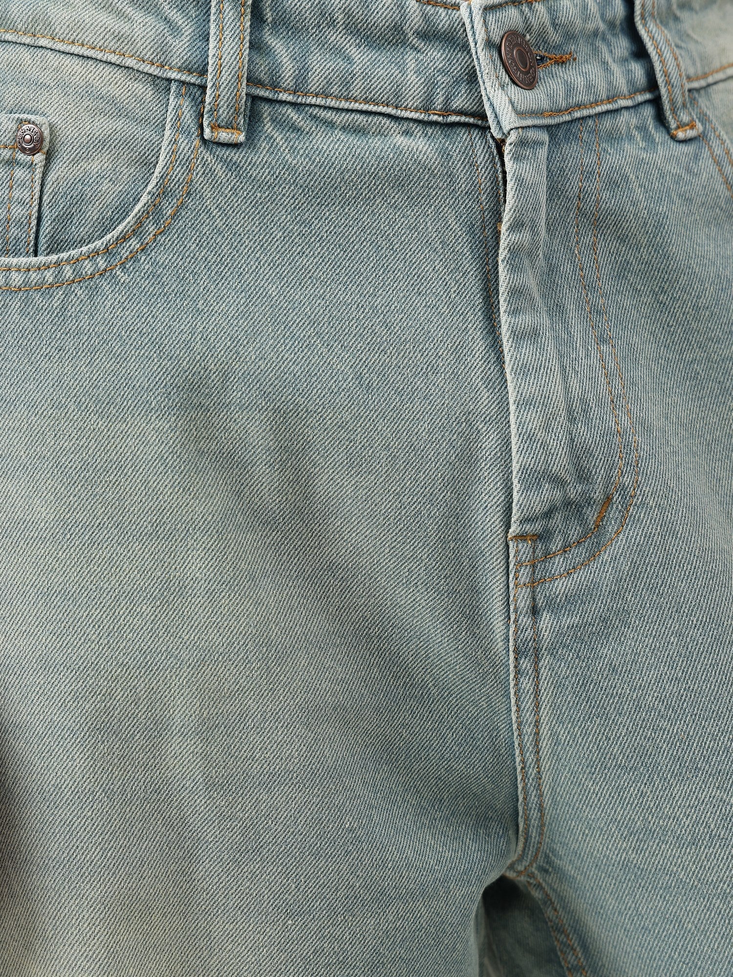 Faded Wide Leg Jeans