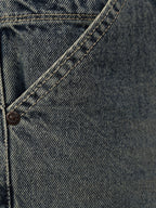 Dark Blue Baggy Fit Carpenter Jeans