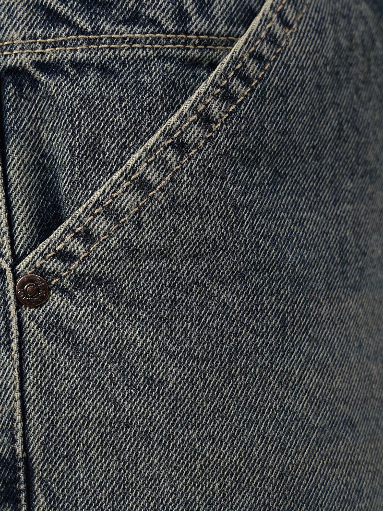 Dark Blue Baggy Fit Carpenter Jeans