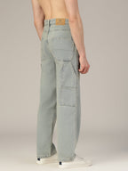 Light Blue Baggy Fit Carpenter Jeans