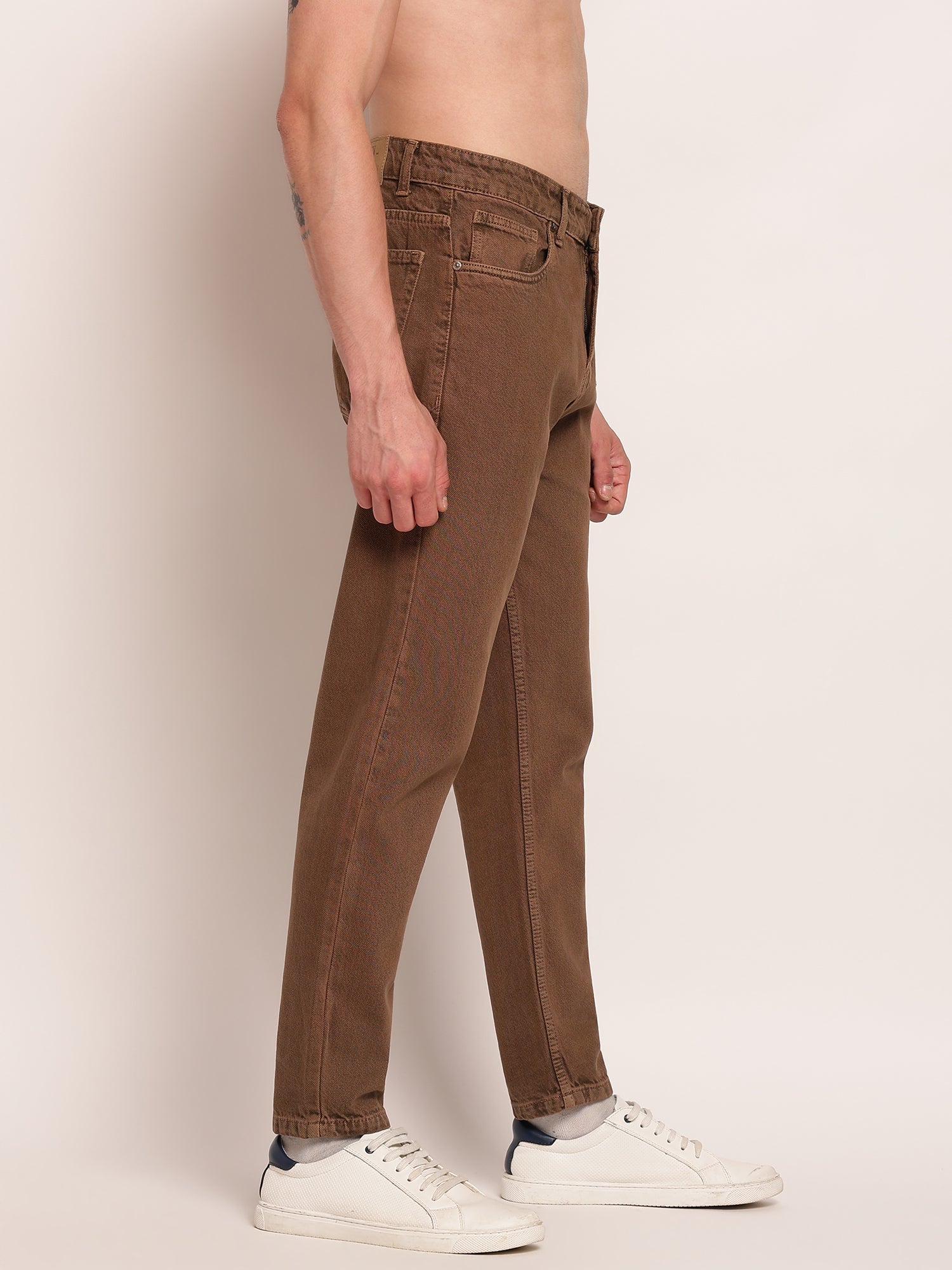 Men Clean Look Mom Fit Jeans