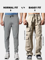 Parachute Pants For Men - Beige