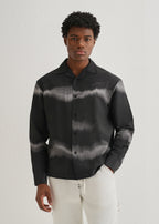 Black Ash Wave Printed Shirt