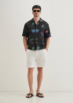 Black Multi Graphic Printed Shirt