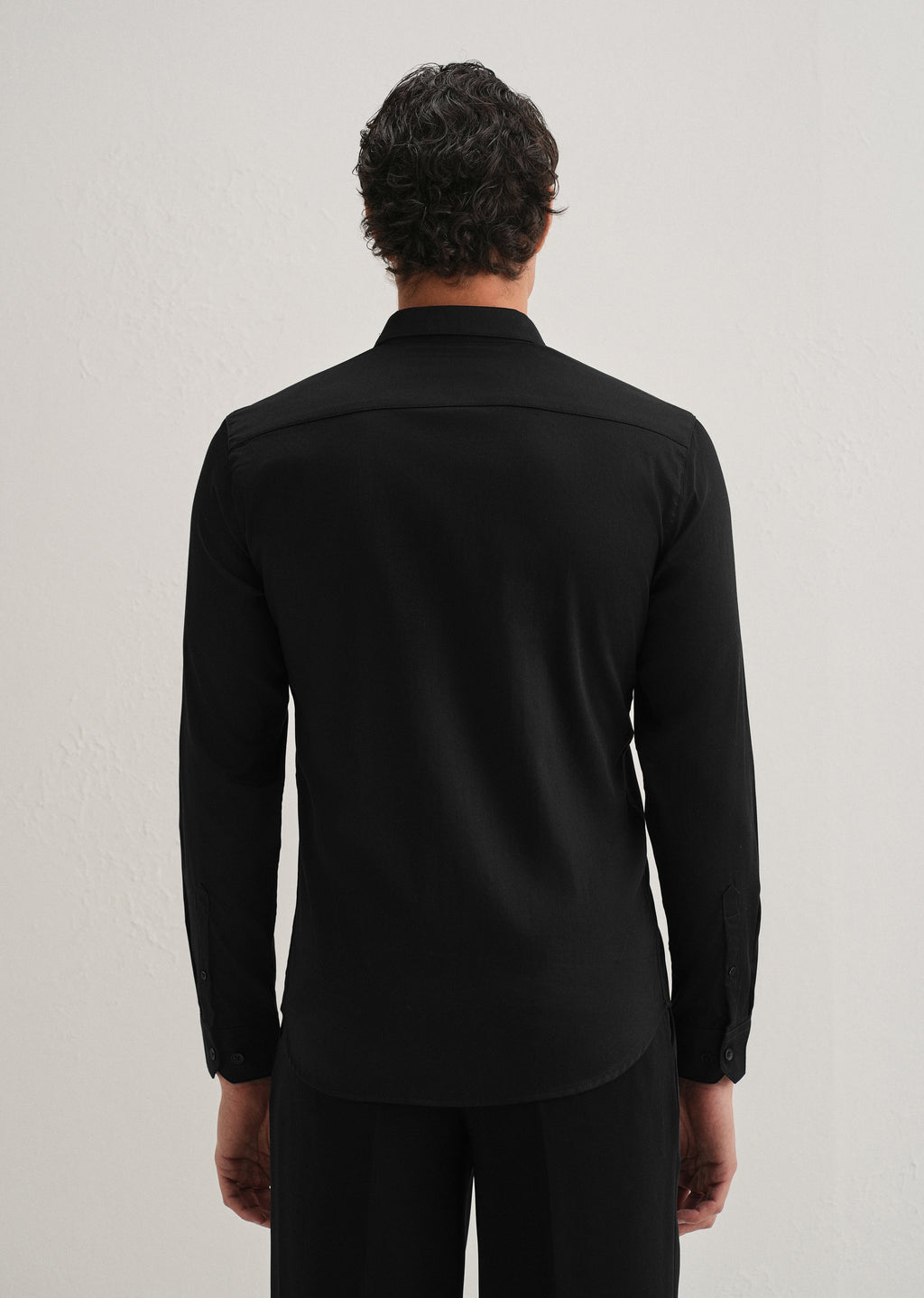 Black Sequin Handcrafted Designer Shirt