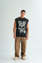 Faded Guns N Roses Oversized Tank