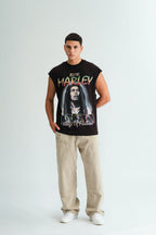 Faded Bob Marley Oversized Tank