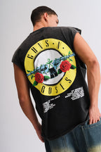 Faded Reckless Guns N Roses Oversized Tank