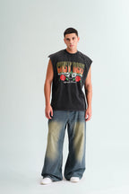 Faded Reckless Guns N Roses Oversized Tank