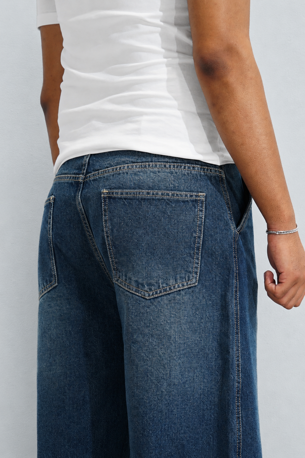 Blue Fracture Japan Baggy Jeans