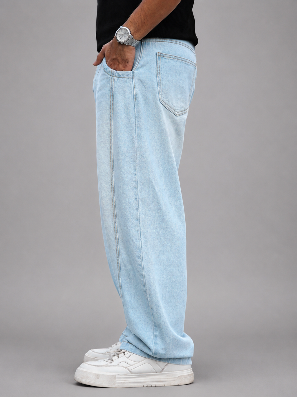 Level Up Pannel Super Baggy Jeans